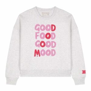 Boxy Sweater Good Food Good Mood